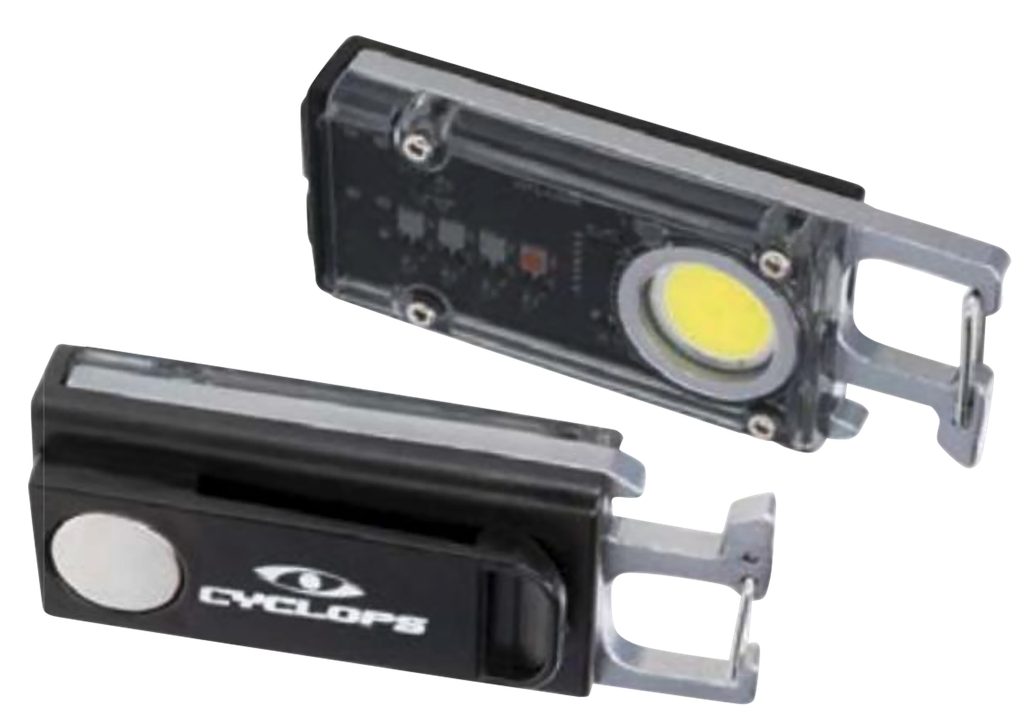 Cyclops CYC-FLSHCLIP Flash Clip  Black 300 Lumens Red/Green/Purple/Blue