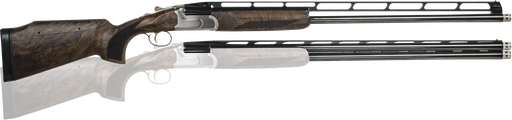 [PROD26-00027] CZ-USA 06582 All American Trap Combo 12 Gauge 3" 2rd 32" Gloss Blued Barrel, Brushed Stainless Metal Finish, Turkish Walnut Stock with Monte Carlo Adjustable Comb