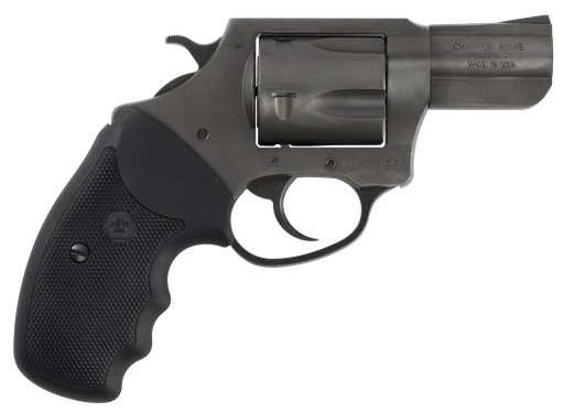 [PROD26-00035] Charter Arms 64020 Pitbull  Large 40 S&W, 5 Shot 2.30" Black Nitride Steel Barrel, Cylinder & Frame w/Black Finger Grooved Rubber Grip