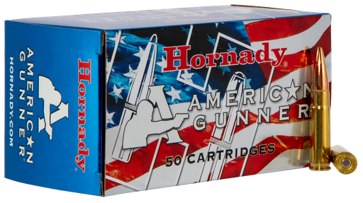 [PROD26-00054] Hornady 80897 American Gunner  300Blackout 125gr Hollow Point 50 Per Box/10 Case