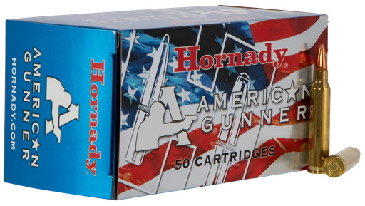 [PROD26-00056] Hornady 80237 American Gunner  223Rem 55gr Hollow Point 50 Per Box/10 Case