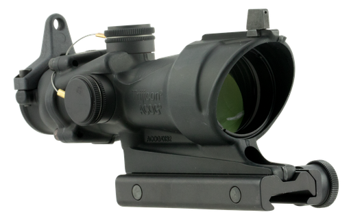 [PROD26-00062] Trijicon 100091 ACOG  Black Hardcoat Anodized 4x32mm Illuminated Amber Crosshair 223 Reticle